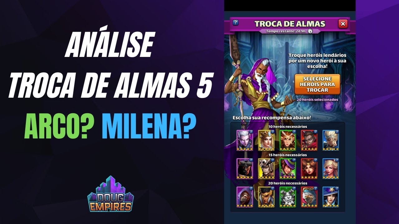 Análise da 5a Troca de Alma Empires & Puzzles YouTube