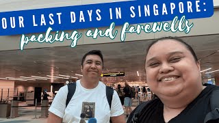 Our Last Days In Singapore: Packing and Farewells News