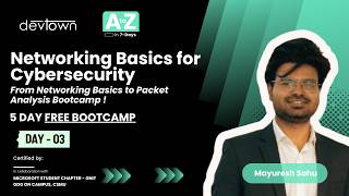 DAY - 3 | NETWORKING BASICS FOR CYBERSECURITY- FROM NETWORKING BASICS TO PACKET ANALYSIS