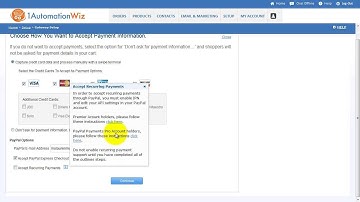 Step 2 - Video 3: 1AutomationWiz Express Payment Settings Setup