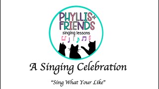 Spring 2024 Backyard Recital  Phyllis & Friends Singing Lessons