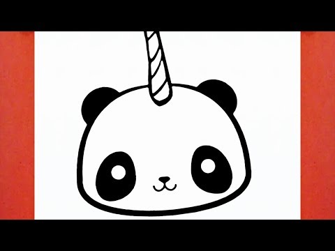 How To Draw A Panda Unicorn Youtube