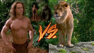 George of The Jungle vs Mean Lion | George of The Jungle 2 | Fight for Bukuvu