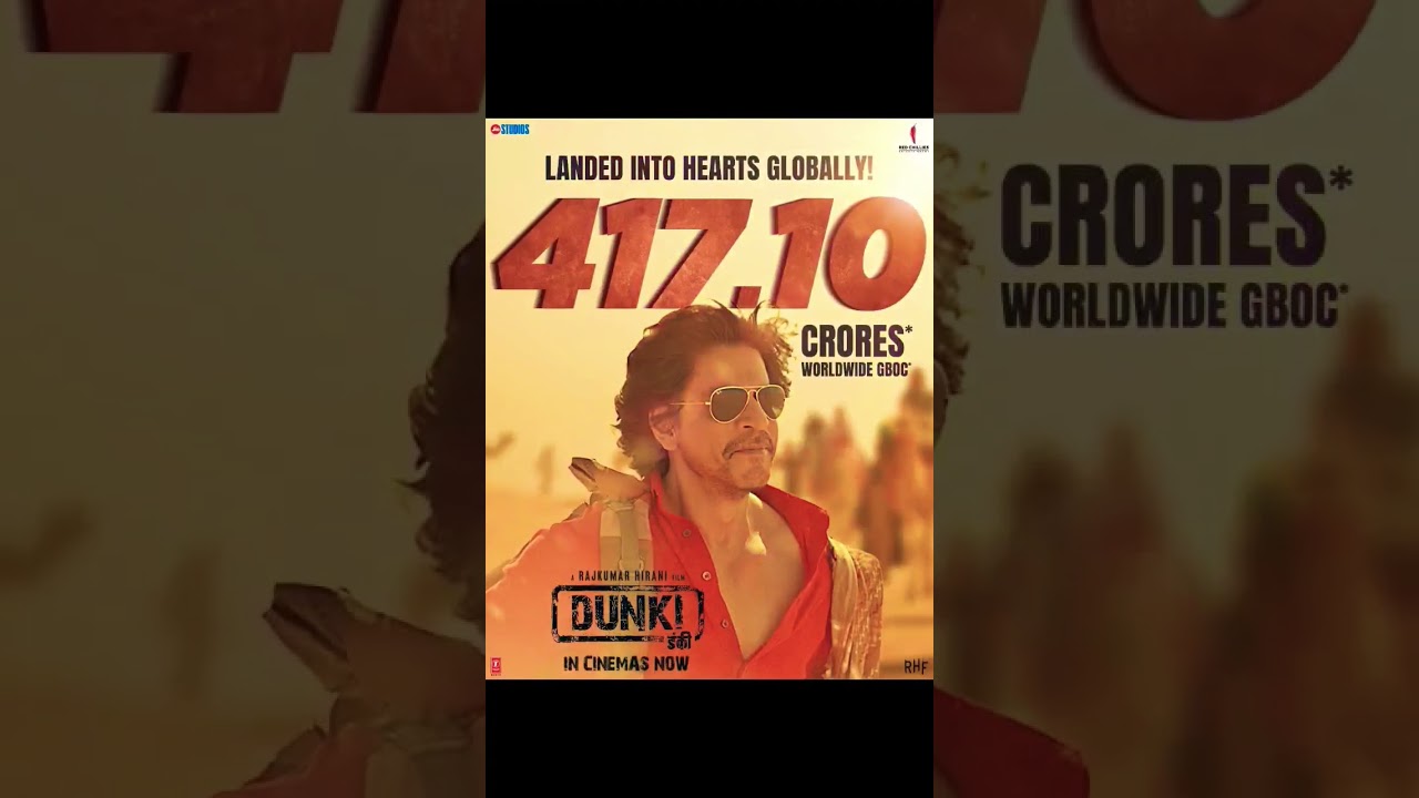 DUNKI DAY 23 worldwide Box office collection 