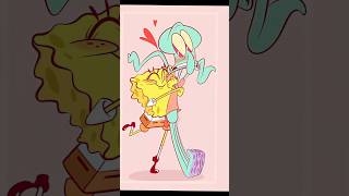 Krabuff And Squidbob 💙❤️💛🤍 #squidbob #spongebobsquarepants