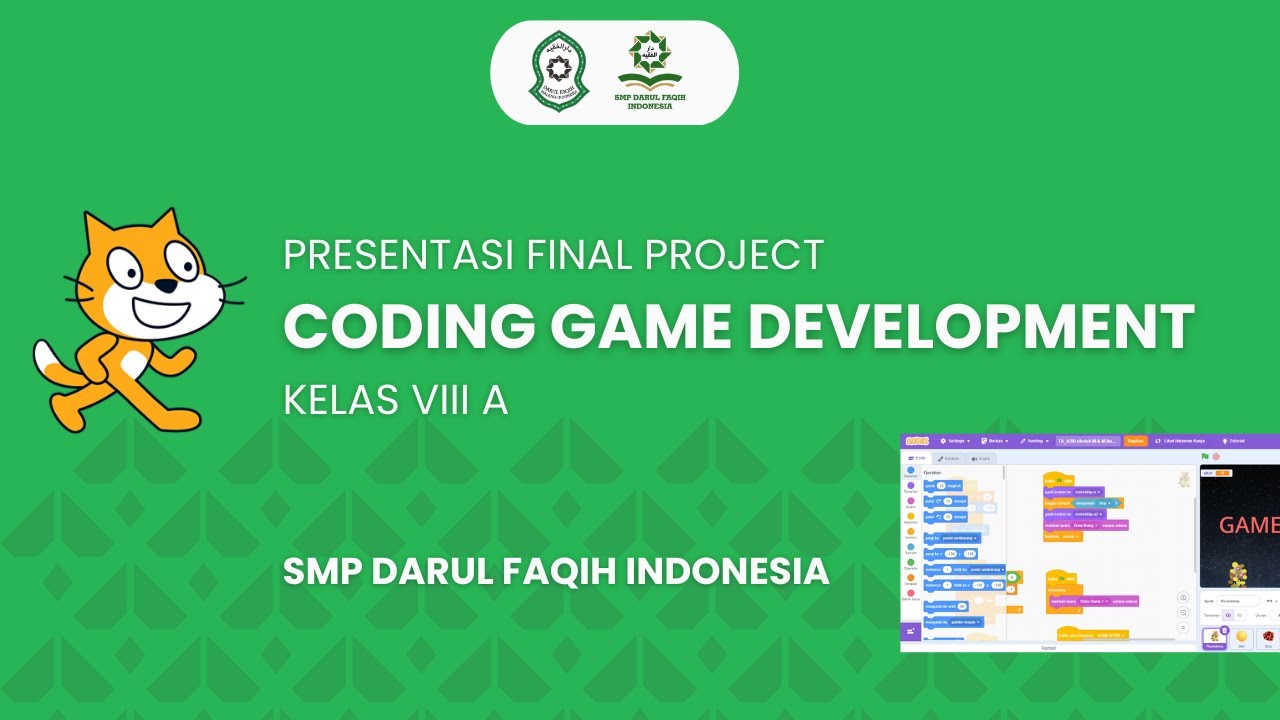 [LIVE] PRESENTASI DEVELOPMENT CODING GAME CRATCH PHASE I BY VIII A (SMP ...