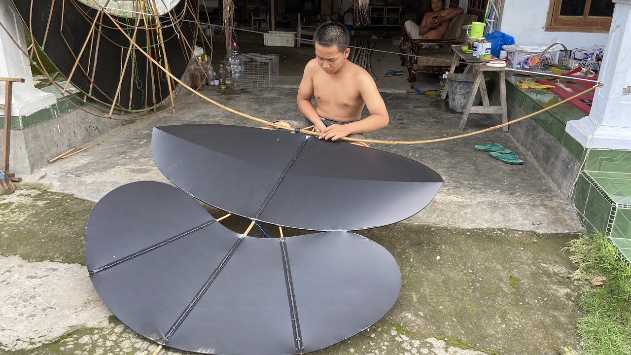 Lama tak main layangan di tangan beda ya ges yak Bersama Pak Gendon nih