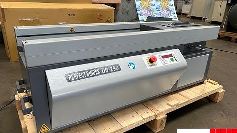 Duplo DB 290 perfect binder machine with hot spine and side gluing for sale   Gab Supplies Ltd   201