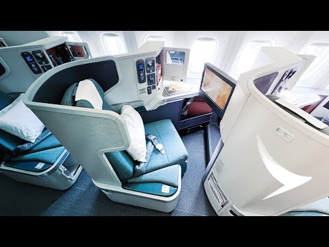 12 Hours from Hong Kong to Vancouver - CATHAY PACIFIC 777 Business Class Review