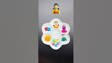 Squid Game | Mixing Colors #mix #colors #colormixing #squidgame #games #sprunki