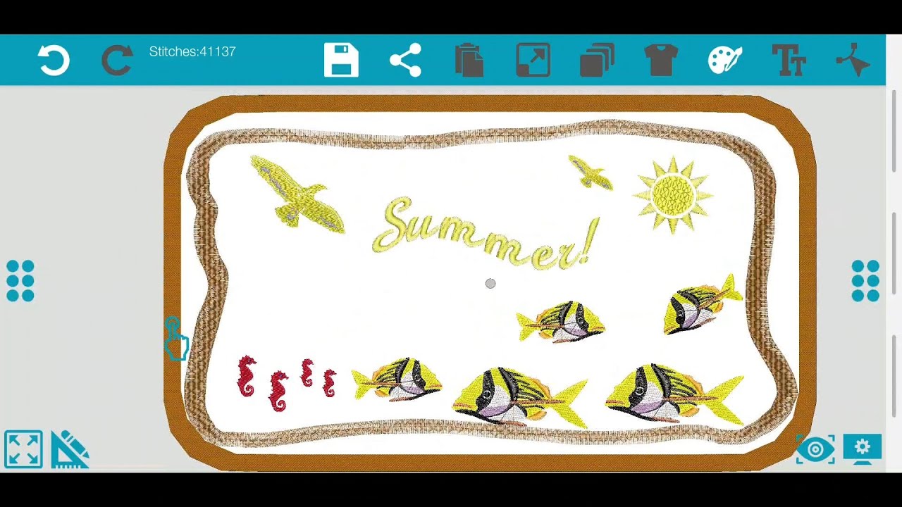 Spark embroidery software/app tutorials Lesson 6 Advanced editing and