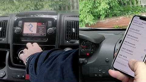 How to set the Sat Nav, Pair, Delete and Stream Audio in a 2019 Fiat Ducato