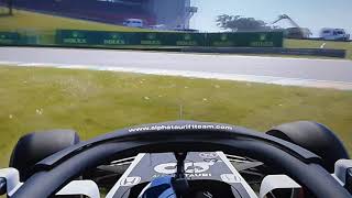 crash alfatauri f1 2020 Brazilië