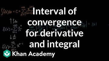 Interval of convergence for derivative and integral | Series | AP Calculus BC | Khan Academy