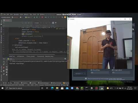 Security Camera Using python