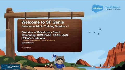 1 Overview of Salesforce - Cloud Computing, CRM, PAAS, SAAS, IAAS, Releases, Editions