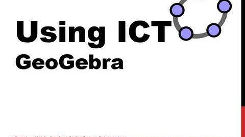 Using ICT in the Classroom:GeoGebra