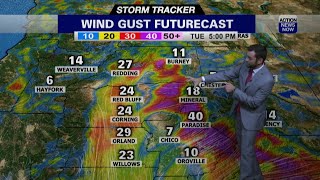 Storm Tracker Forecast: Stronger winds bring potential for big impacts Tuesday