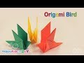 Origami bird  playdough crafts  kids crafts and activities  happykids diy