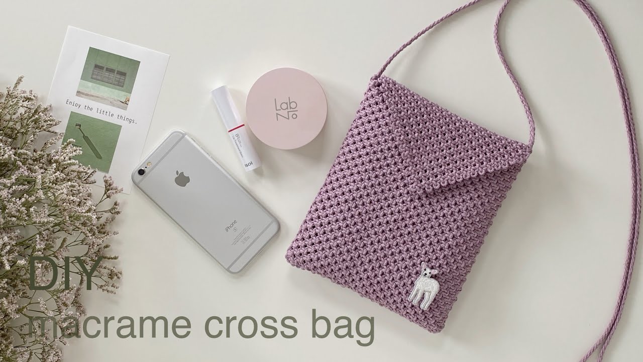 DIY | macrame cross bag | сумка через плечо в стиле макраме