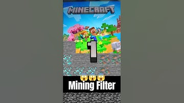 Minecraft Mining Filter by YT 💪🏻🔥 #minecraft #filter #shorts