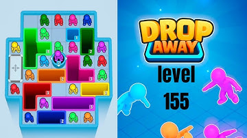 Drop Away level 155 hard level Walkthrough Solution 