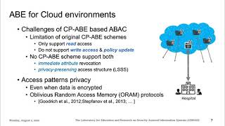 ACM CODASPY '20 Keynote -  Towards Privacy-Preserving Access Control and Authority Transparency