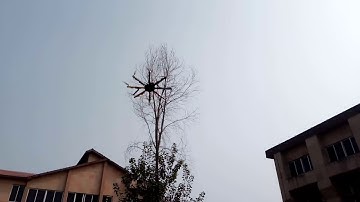 Octocopter Flying Drone IIT Guwahati