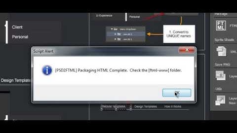 Photoshop to HTML5, AS3, MXML, XML, JSON...