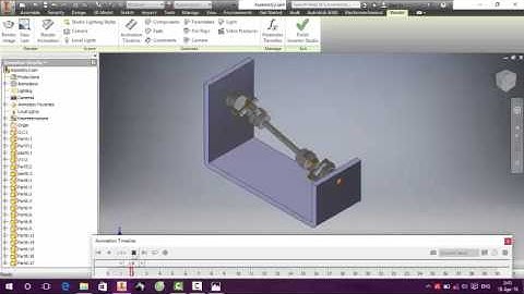 Mô Phỏng Cơ Cấu Quay Trong Inventor