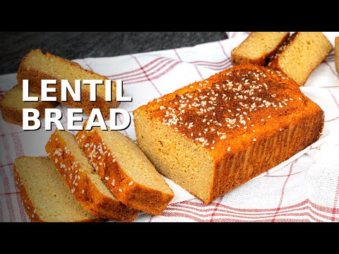 Easy Red Lentil Bread | Gluten-Free, High Protein, No Flour