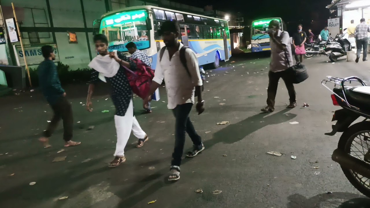 Perambalur Bus stand | TNSTC Buses || Rotation Of Multi Wheel