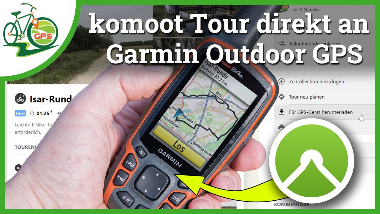 komoot garmin explore