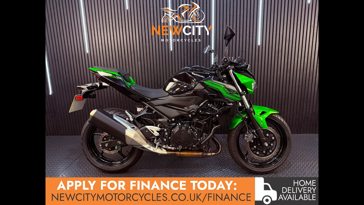 2019) Kawasaki Z400 Green 5191 Miles Used - YouTube