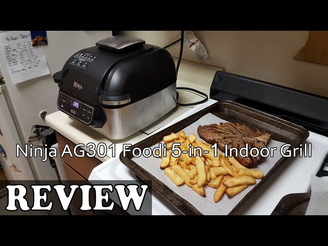 Review] Ninja Foodi 5 in 1 Indoor Grill with Air Fryer (AG301)