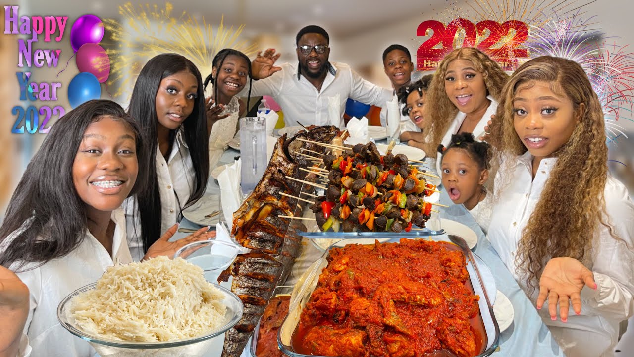 HOW WE CELEBRATE NEW YEAR WITH FAMILY OF 10 | HAPPY NEW YEAR 🍾 - YouTube