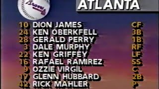 1987 Reds at Braves