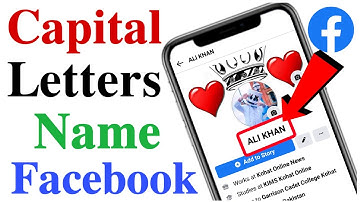 Capital Letter Name on Facebook 2021 || Facebook Capital Name ID (Tricks 4 U)