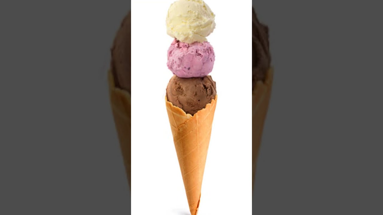 Three Scoops Ice Cream 3 Icecream Threescoops Differenttypes The DRVL