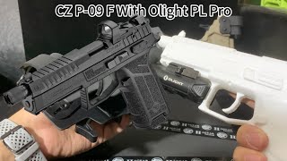 CZ P-09 F Kydex Holster for Olight PL Pro