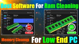 Best Software Pc Opitimization For Low End Pc || How to Clean up Your Pc Ram screenshot 5