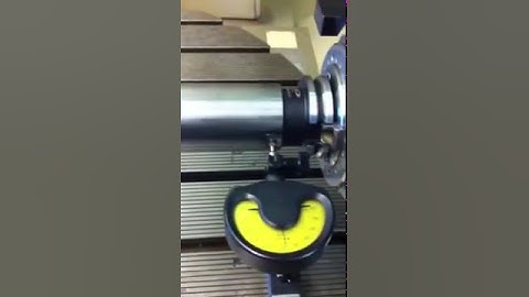 Spindle Run Out check back of Test Bar Used DMU 100 P 5 Axis