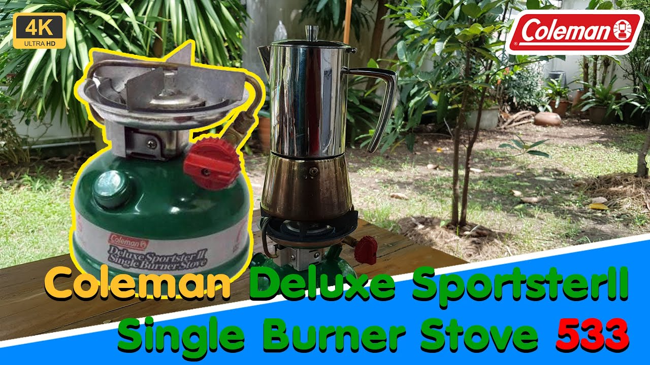 Coleman Deluxe Sportster 2 Single Burner Stove Model : 533-739J