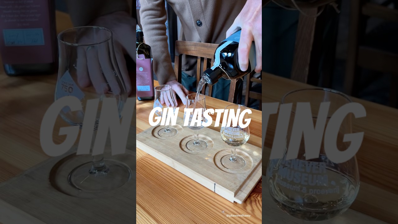Jenever gin tasting in Holland 🇳🇱 #gin #travelguide #netherlands