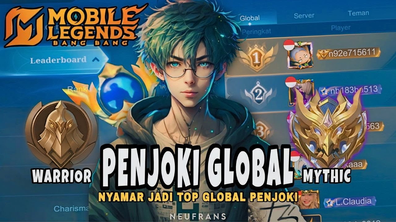Namatin Mobile Legend tapi jadi Penjoki Global Rank