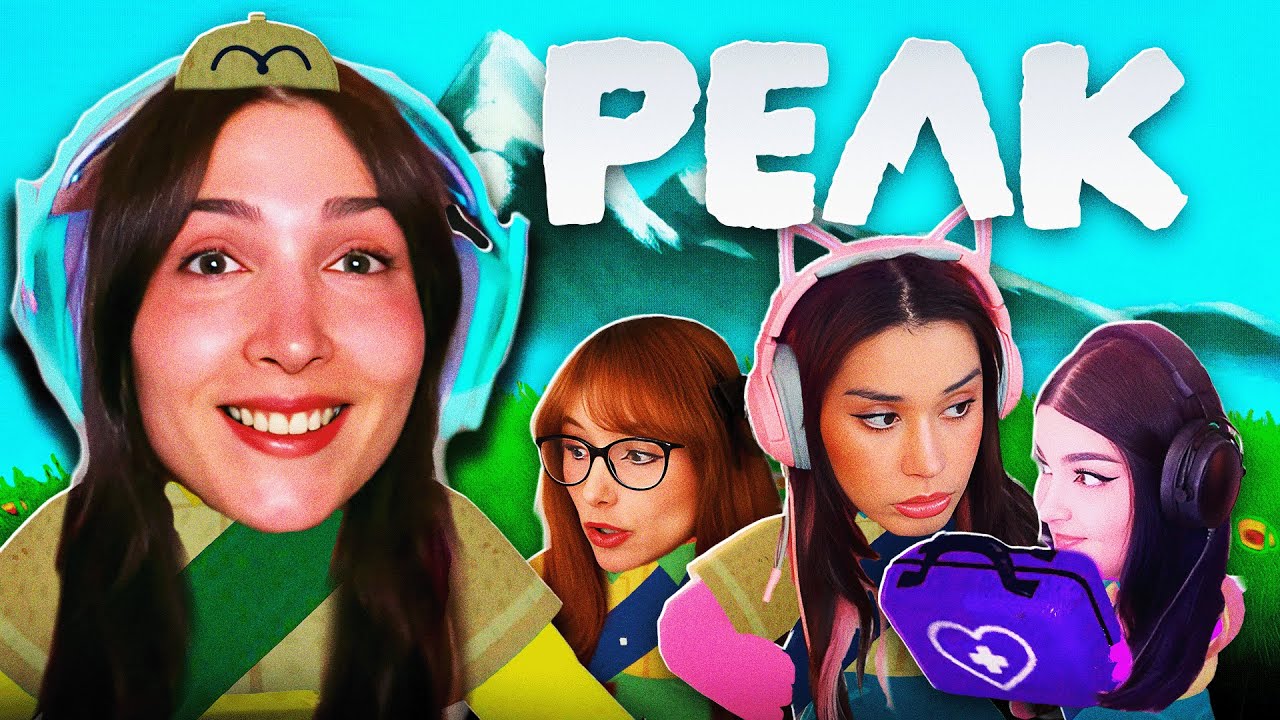 NUNCA DEJARON DE CREER! 💋🤣 | NEZUMI juega PEAK con MOLLY, PATTY Y CAPRI