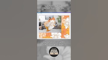 Blanket Mockup Canva Bundle Download 3 Photoshop Smart Object #shorts  #mockup #blanketmockup #canva