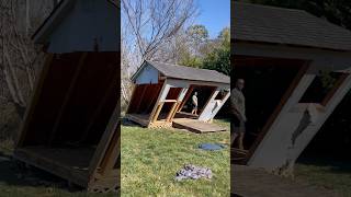 Youve Waited Long Enough Heres Part 2 Of The Backyard Shed Transformation By
