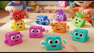 Nove Pequenos Quebra-Cabeças Deslizantes | Música de Lógica e Cores para Crianças screenshot 3