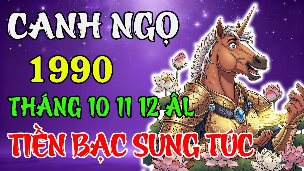 Tử Vi Tháng 10, 11, 12 Âm Lịch 2025 Tuổi Canh Ngọ 1990 | Phúc Lộc Đầy Tay, Cuộc Sống An Nhiên